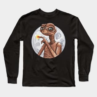 ET and Moon Long Sleeve T-Shirt